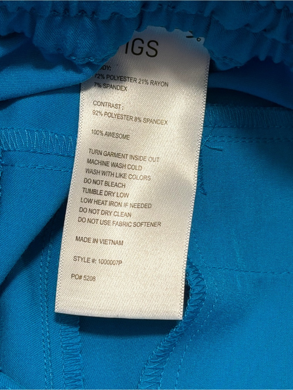 Figs S/P Barrel Pants - Picture 4 of 4